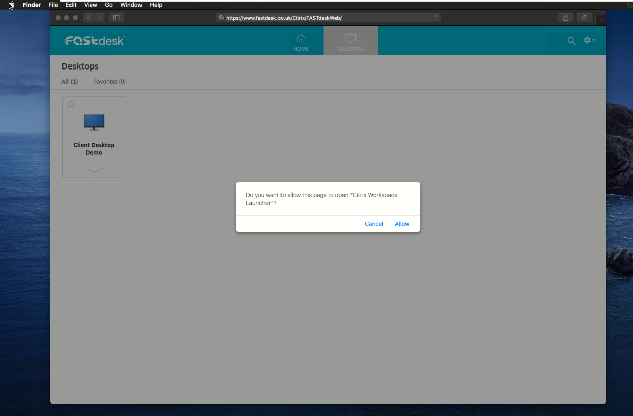 Image 9 Open Citrix Workspace Launcher?