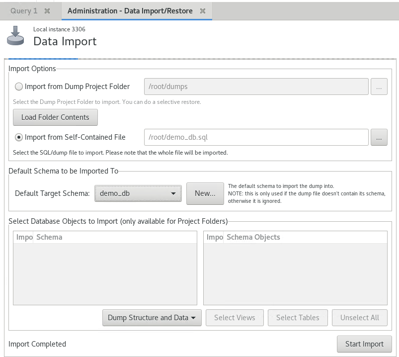 MySQL Workbench